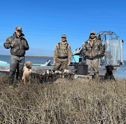Three anglers fishing in TX