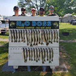 7 fish caught during a fishing trip in OH