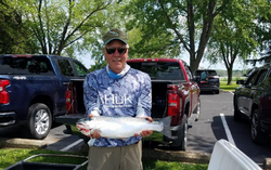 Angler with 19-inch fish in OH