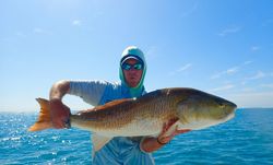 One angler fishing in Harkers Island