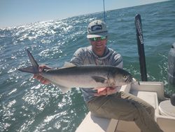 Single angler fishing on Harkers Island