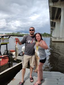 Two anglers fishing in Panama City