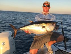 Blackfin tuna fish caught in Lantana