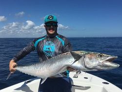 Wahoo fish caught in FL, 42 inches long