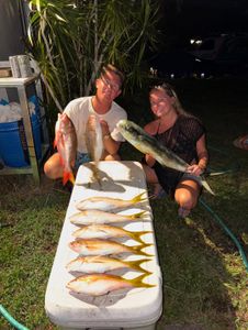6 fish caught while fishing in Lantana