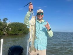 A snook being caught while fishing in Homestead