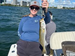 Spotted weakfish caught while fishing in FL