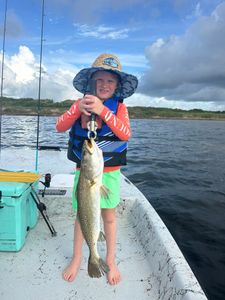 Speckled trout caught fishing in Corpus Christi TX on boat