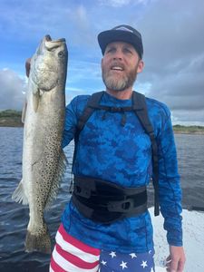 Speckled trout catch from Corpus Christi TX fishing trip