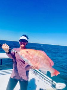 Caught a Massive Red Snapper in Port Mansfield 