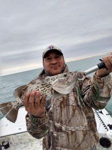 One angler with a 17-inch fish in TX