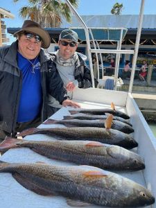 Fishing For Redfish in Port Mansfield, TX