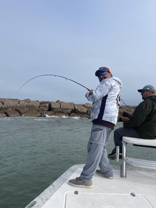Clearing skies set the stage for epic deep sea action in Port Mansfield!