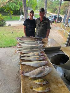 Anglers with black drum and northern kingfish catch in the NE region