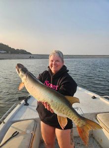 One person fishing in the NE