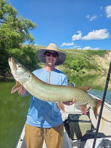 Muskellunge caught on fishing trip in Valentine
