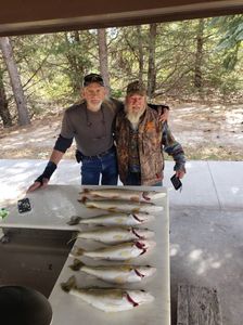Two people fishing in Valentine, Nebraska