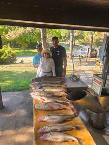 Three people fishing in Valentine
