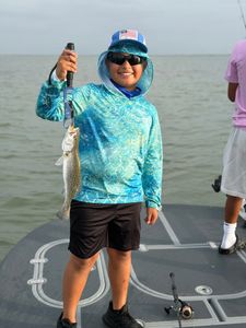 Smiling Speckled Trout Catch