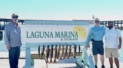 Three people fishing in Rockport