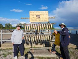 Three people enjoying cruises and fishing in Conneaut