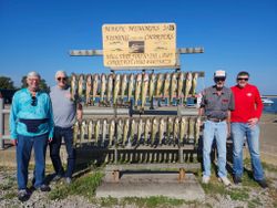 People enjoying a fishing cruise in Conneaut