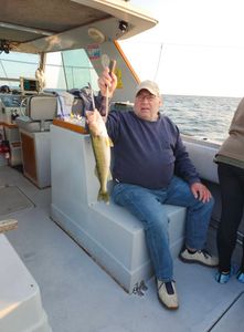Angler fishing in Conneaut