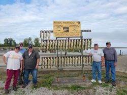 Group of 5 people enjoying cruises and fishing on the water in OH