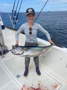 Fourty pound yellowfin tuna for Ruby!