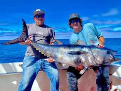 A huge dogtooth tuna caught during a fishing tour in CA