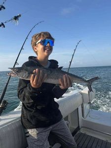 A lone angler fishing in NC