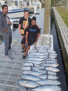 Three anglers fishing in NC