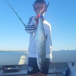 Fishing for a big Spanish Mackerel at Atlantic Beach