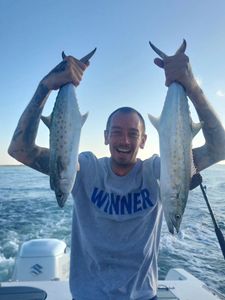 Angler with 2 fish in NC