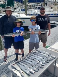 Three king mackerel caught while fishing in NC