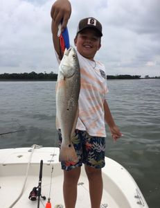 Redfish—proud.