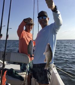 Two people fishing in Florida