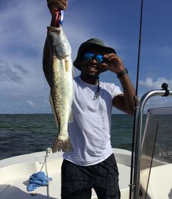 A person fishing in Florida