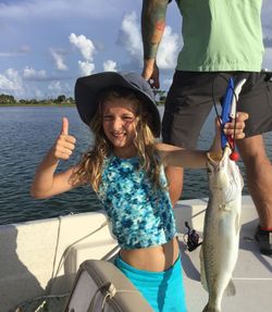 Person fishing in Florida