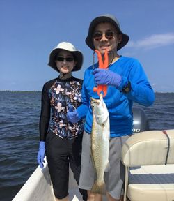 Two people fishing in Florida