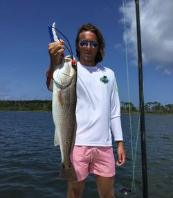 Redfish caught while fishing in Florida