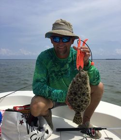 Southern Flounder, 12 inches, caught while fishing in Florida