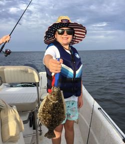 Summer Flounder fish caught while fishing in Florida