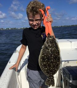 Summer flounder caught while fishing in Florida