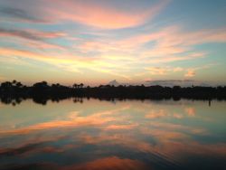 Beautiful scenery in Lake Ida, Florida!