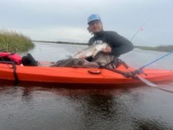 Solitary fisherman in TX