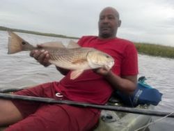 Fishing in TX with a big 23-inch fish