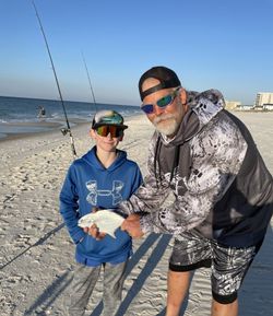 Florida Pompano fish caught while fishing in FL