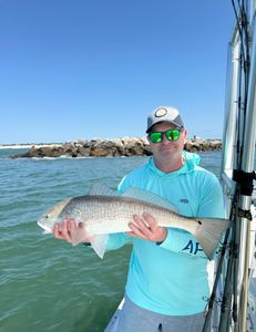 Redfish caught during fishing trip in Panama City Beach