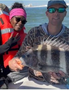 Sheepshead fish caught fishing in Florida